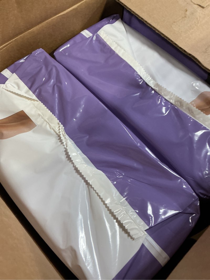 Condition photo showing New/Like New for Amazon Basics Incontinence Underwear for Women, Protective, Disposable, Postpartum, Maximum Absorbency, Large, Lavender, 54 Count (3 Packs of 18) Large 54.0