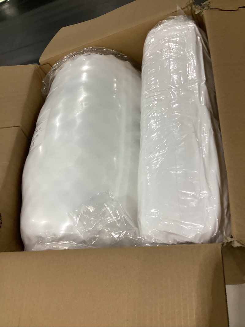 Condition photo showing New/Like New for Queen Mattress Topper, 4.5 Inch Memory Foam Mattress Topper for Back Pain & Pressure Relief - 2.5" Cooling Memory Foam Soft and Supportive + 2" Pillow Top Mattress Pad Cover, with 8-21" Deep Pocket White Queen