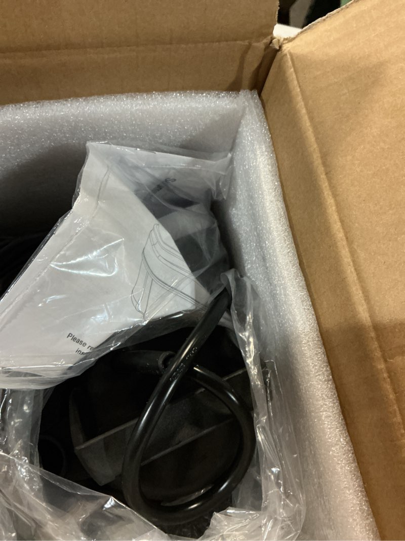 Condition photo showing Good Condition for agiiman submersible water pump - 1hp 3500gph pool cover pump for pool draining, pool cover pump with 25ft power cord for basements, pool, fountains, hot tub, garden, blue