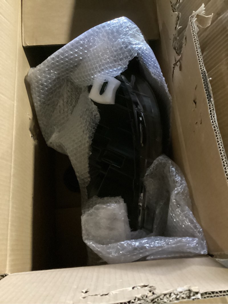 Condition photo showing Good Condition for Headlight Assembly Compatible With Mercedes-Benz Sprinter 2014 2015 2016 2017 2018 2500/3500, Halogen Headlamps with Chrome Housing/Clear Lens/Amber Reflector (Driver and Passenger Side) Driver Side + Passenger Side