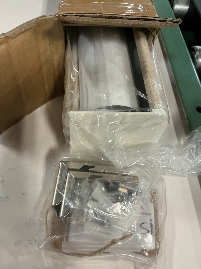 Condition photo showing Good Condition for persilux blackout roller shades for window blinds,cordless,linen fabric,thermal insulated fabric uv protection shades for home,office,bedroom,door,blackout-beige,34 1/2" w x 72" h 34 1/2"w x 72"h blackout-beige