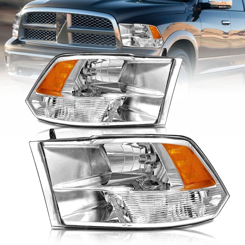 Headlights Assembly Compatible with 2009 2010 2011 2012 2013 2014 2015 2016 2017 2018 Dodge Ram 1500