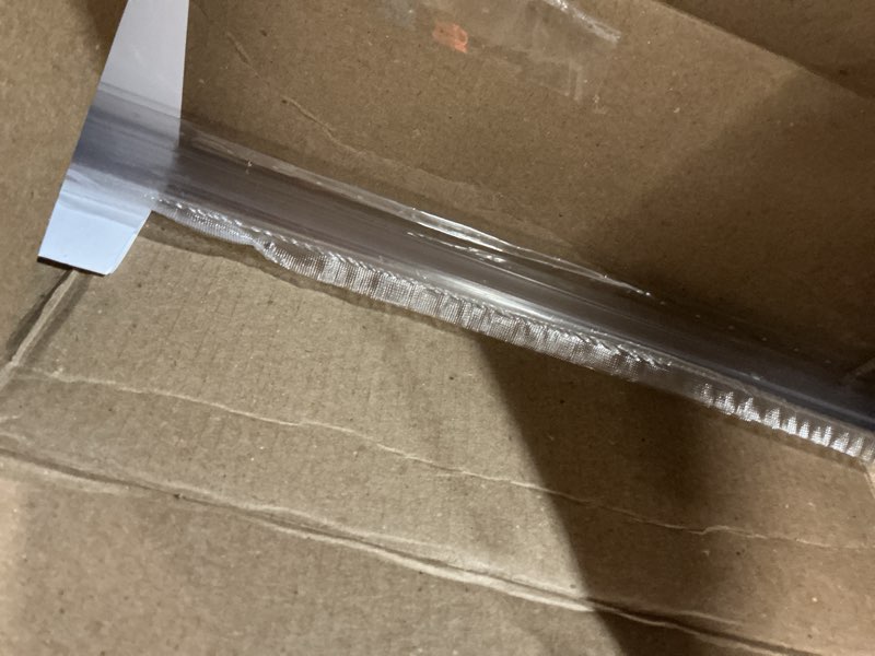 Condition photo showing Good Condition for 2-pack butecare frameless shower door bottom seal for glass doors – stop shower leaks and create a water barrier (1/4” x 39”) bottom sweep -1/4''