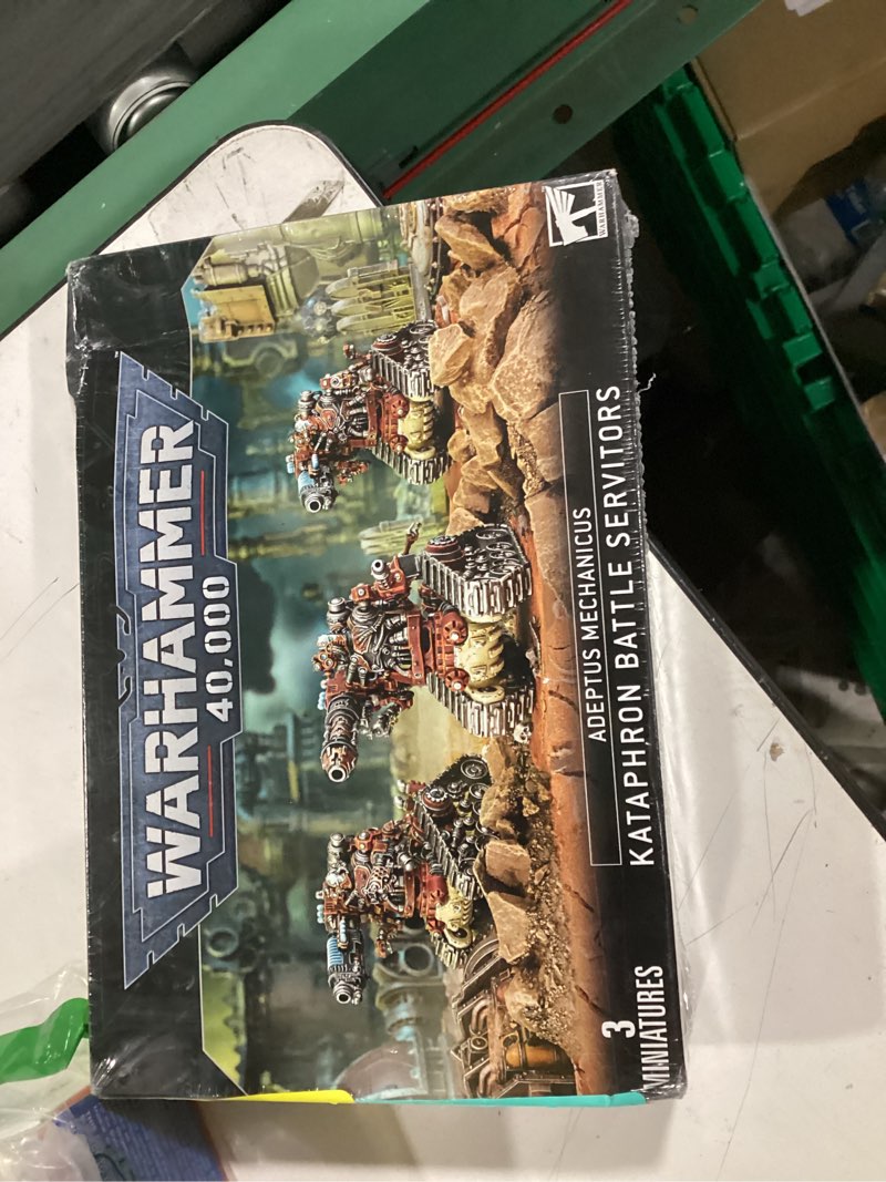 Condition photo showing New/Like New for games workshop 99120116020" adeptus mech kataphron battle servitors plastic kit, black