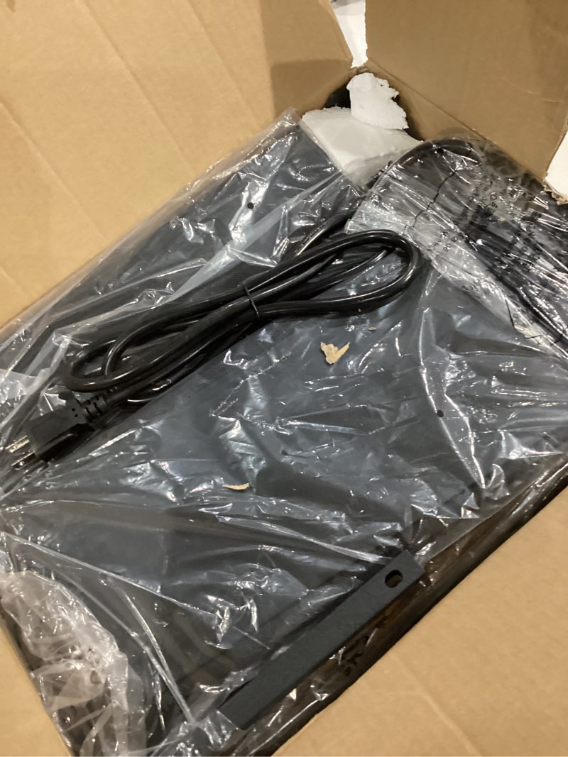 Condition photo showing Good Condition for Side Table with Charging Station, Nightstand with Adjustable Fabric Drawer, Bedside Table for Bedrooms, Living Rooms & Home Decor (Brown Black)