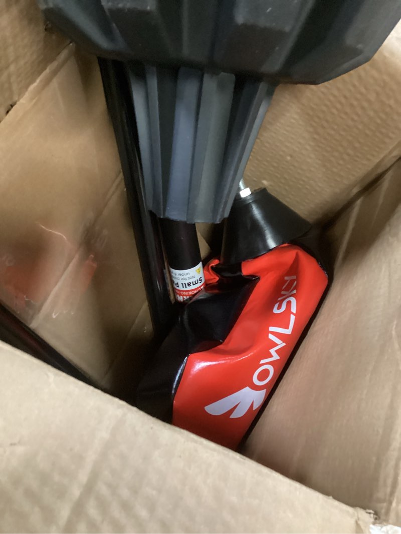 Condition photo showing As Is for OWLSKY Punching Bag with Stand, Boxing Bag for Adults, Adjustable Height, Stress Relief & Fitness (B