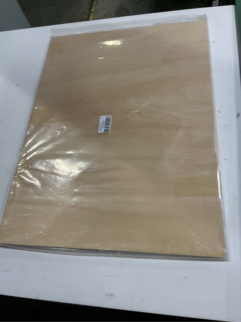 Condition photo showing New/Like New for 2 pack plywood sheets, 17.1" x 23.6"x 1/8" basswood sheets, 3mm basswood craft wood sheet, unfinished wood boards blanks for laser cutting, engraving, burning, crafts ?45 * 60 * 0.3cm? 2 pack 17.1" x 23.6"x 1/8"