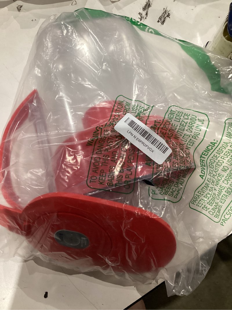 Condition photo showing As Is for brita metro water filter pitcher with smartlight change indicator, bpa-free, replaces 1,800 plastic water bottles a year, lasts two months, includes 1 filter, small - 6-cup capacity, fiery red original red