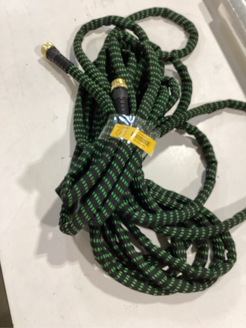 Condition photo showing Good Condition for flex-able hose xtreme 1-in x 100-ft kink free woven green hose