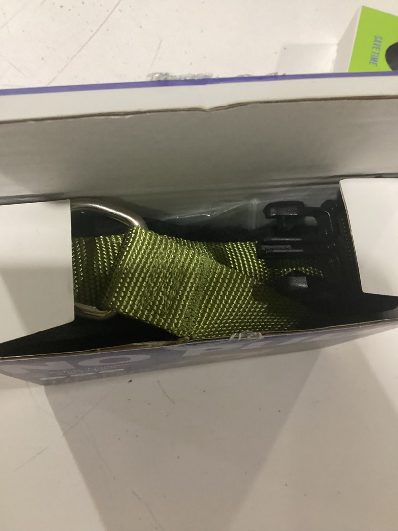 Condition photo showing Good Condition for mayerzon no pull dog collar, patented martingale collar for small medium large dogs with buckle and heavy duty nylon for walking training hunting, safe and easy to use(m, green) green medium,2.5mm,14.5"-18.5"neck