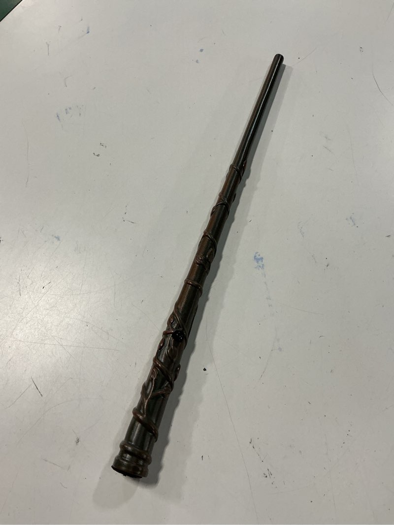 Condition photo showing Good Condition for wizarding world harry potter, 12-inch magical collector hermione granger wand, stand & icon, magical creatures series, for kids