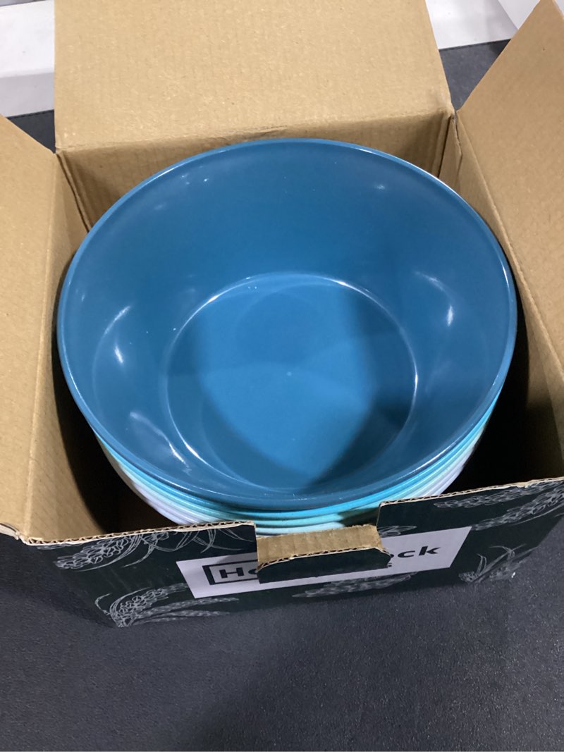 Condition photo showing New/Like New for Homestockplus 32 Ounces Cereal Bowls, Unbreakable Wheat Straw Bowls Set of 6, Microwave and Dishwasher Safe BPA Free Salad Bowls,E-Co Friendly Bowls Set for Cereal, Salad,Ramen, Soup