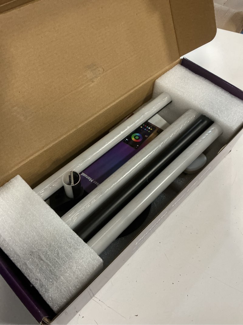 Condition photo showing Good Condition for Corner Floor Lamp - Smart RGB LED Corner Lamp with App and Remote Control, 16 Million Colors & 68+ Scene, Music Sync, Timer Setting - Ideal for Living Rooms, Bedrooms, and Gaming Rooms 1_Pack