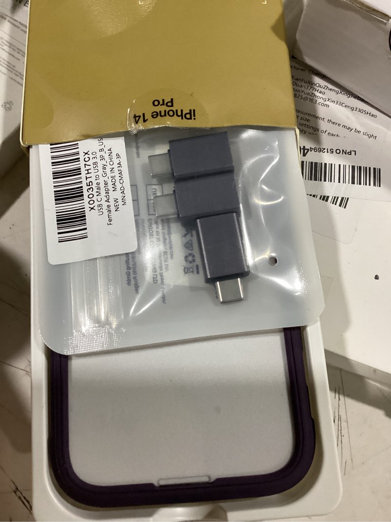 Condition photo showing Good Condition for miracase magnetic for iphone 14 pro case 6.1 inch, (compatible with magsafe) upgrade full-body clear phone bumper case with built-in 9h tempered glass screen protector, magnetic purple iphone 14 pro magnetic purple