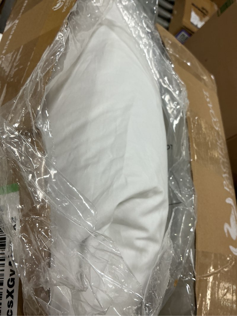 Condition photo showing Good Condition for pacific coast bed pillow, luxury hotel goose feather and down firm pillow for sleeping with 100% cotton shell, soft and supportive king (pack of 2)