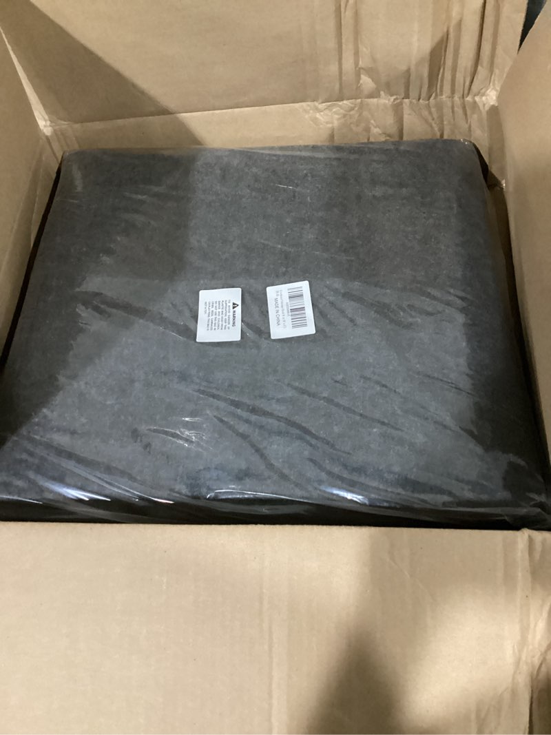 Condition photo showing Good Condition for meitola outdoor storage shed mat?waterproof and dustproof outdoor carport mat—backing prevents liquid penetration?soft material, patio furniture mat?non-slip?washable, black (8' x 6')
