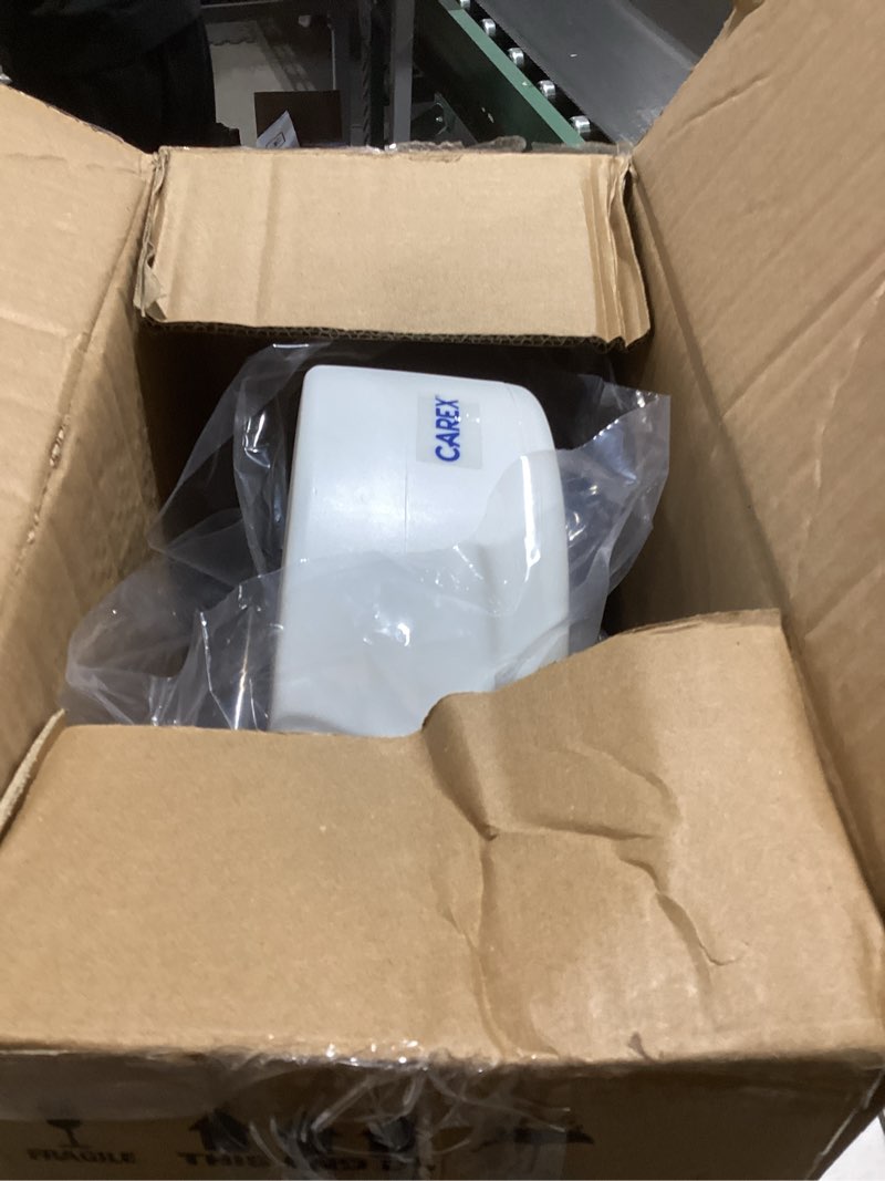 Condition photo showing Good Condition for carex 3.5 inch raised toilet seat with arms, elongated toilet seat riser, up to 250 lbs capacity, elevating & raising seat for elderly & handicap, universal, slip-resistant with padded handles, white