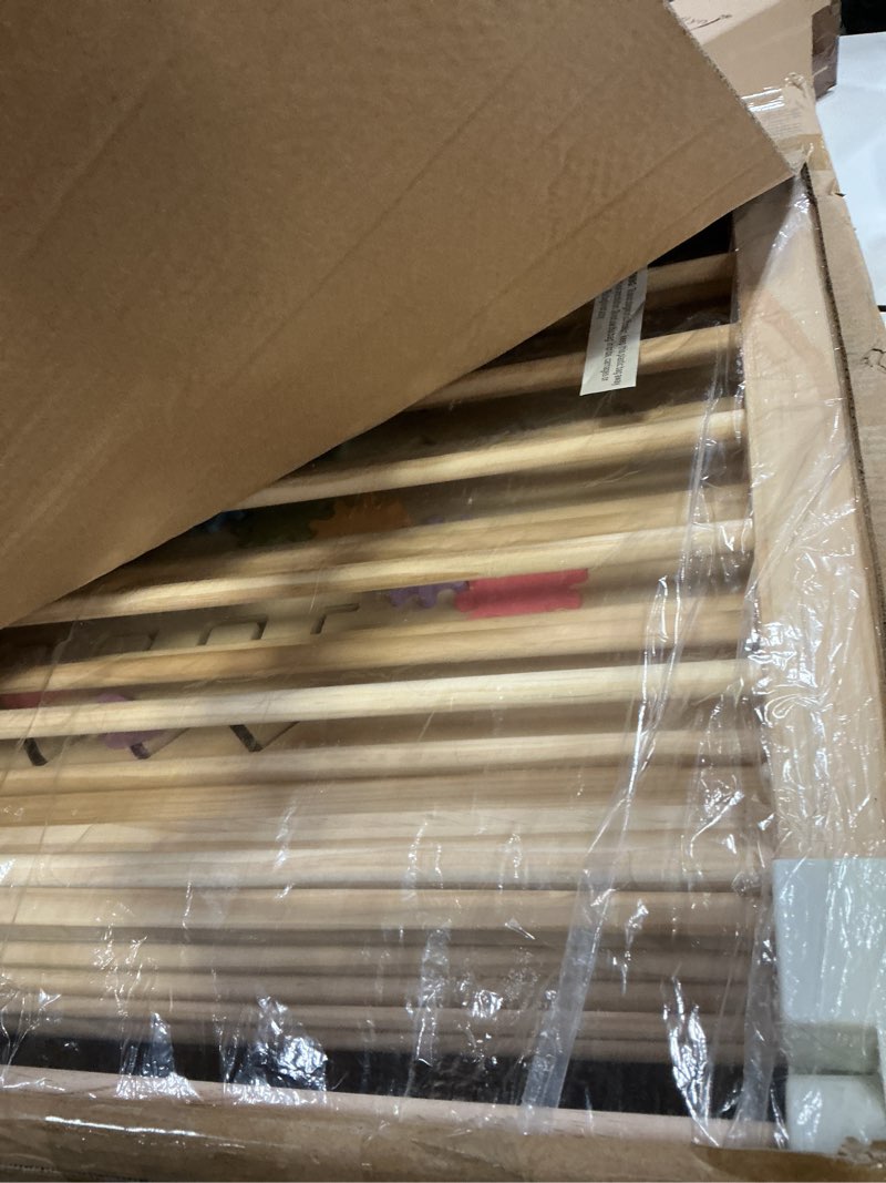 Condition photo showing Good Condition for (Similar)Foldable Wooden Baby Playpen Activity Center,Adjustable Size & Shape Portable Play Yard, Baby Fence Play Area with Gate for Indoor Use for Babies and Toddlers(56x56x24inches)