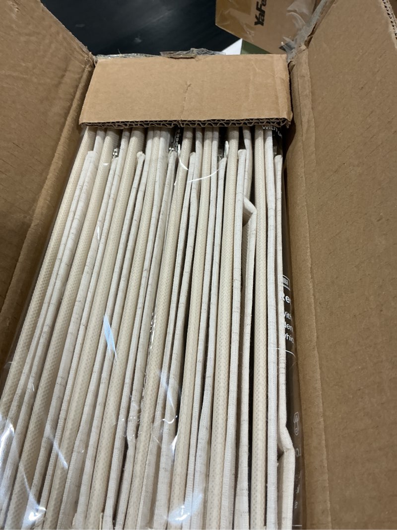 Condition photo showing New/Like New for 8pack linen sheet organizers for linen closet - king/queen size bedding storage boxes with clear window | foldable, dustproof sheet storage organizer for blankets & sheet sets,off-white off-white 8 pack