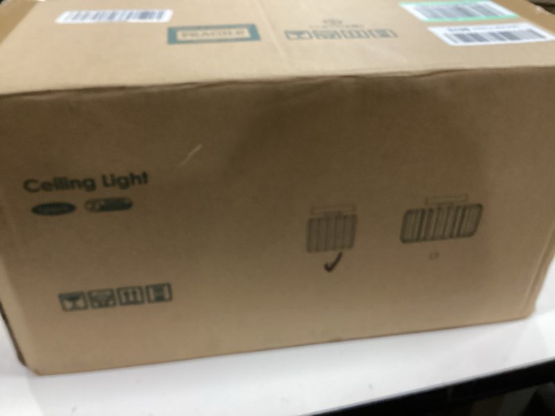 Condition photo showing New/Like New for ANWIO 14.4 Inch Crystal Chandelier Bedroom Light Fixture, Modern Crystal Hallway Ceiling Light Fixtu