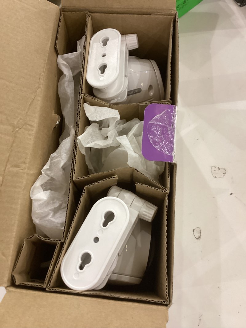 Condition photo showing As Is for VTech 2-Cameras Smart WiFi Baby Monitor with 1080p FHD Video, Free App with Motion Video, Sound/Motion Detection and Notifications, 7" IPS Display with Split-Screen, Pan-Tilt-Zoom: Smart HQ Max Twin