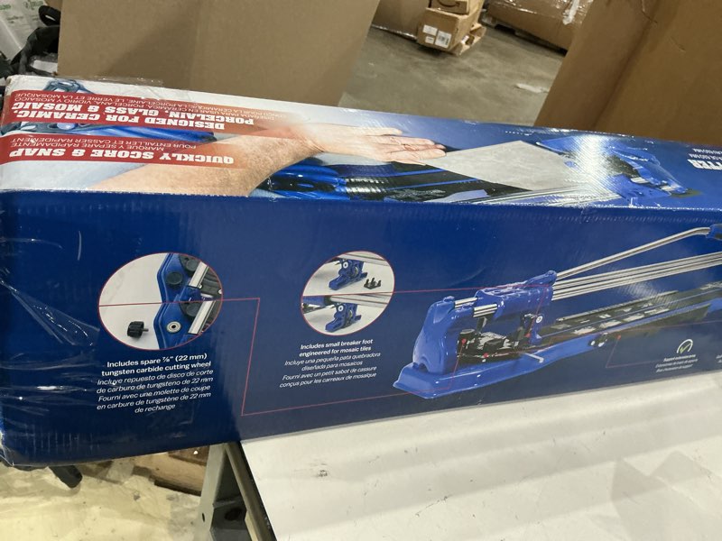 Condition photo showing As Is for marshalltown 24-in ceramic tile cutter kit