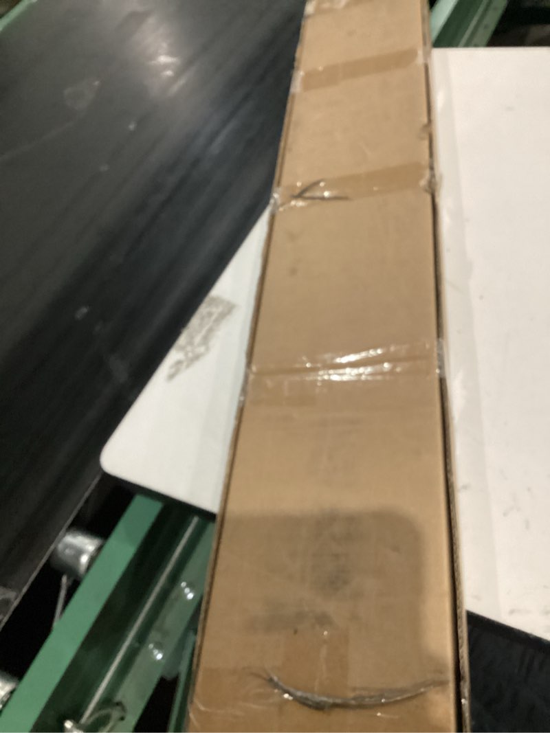 Condition photo showing As Is for RANTILA 4 Panel Room Divider, 6 FT Folding Privacy Screen with Wide Feet, Freestanding Partition for Room Separation, Portable Room Divider Panel, 89" W x 71" H, Grey Grey 22" - 4 Panel