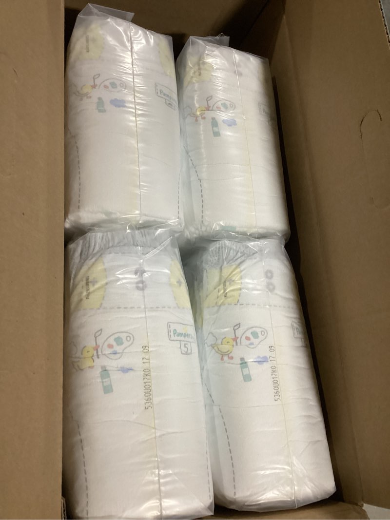 Condition photo showing New/Like New for Pampers Baby Diapers - Swaddlers - Size 5, 104 Count, Ultra Absorbent Disposable Infant Diaper Size 5 104