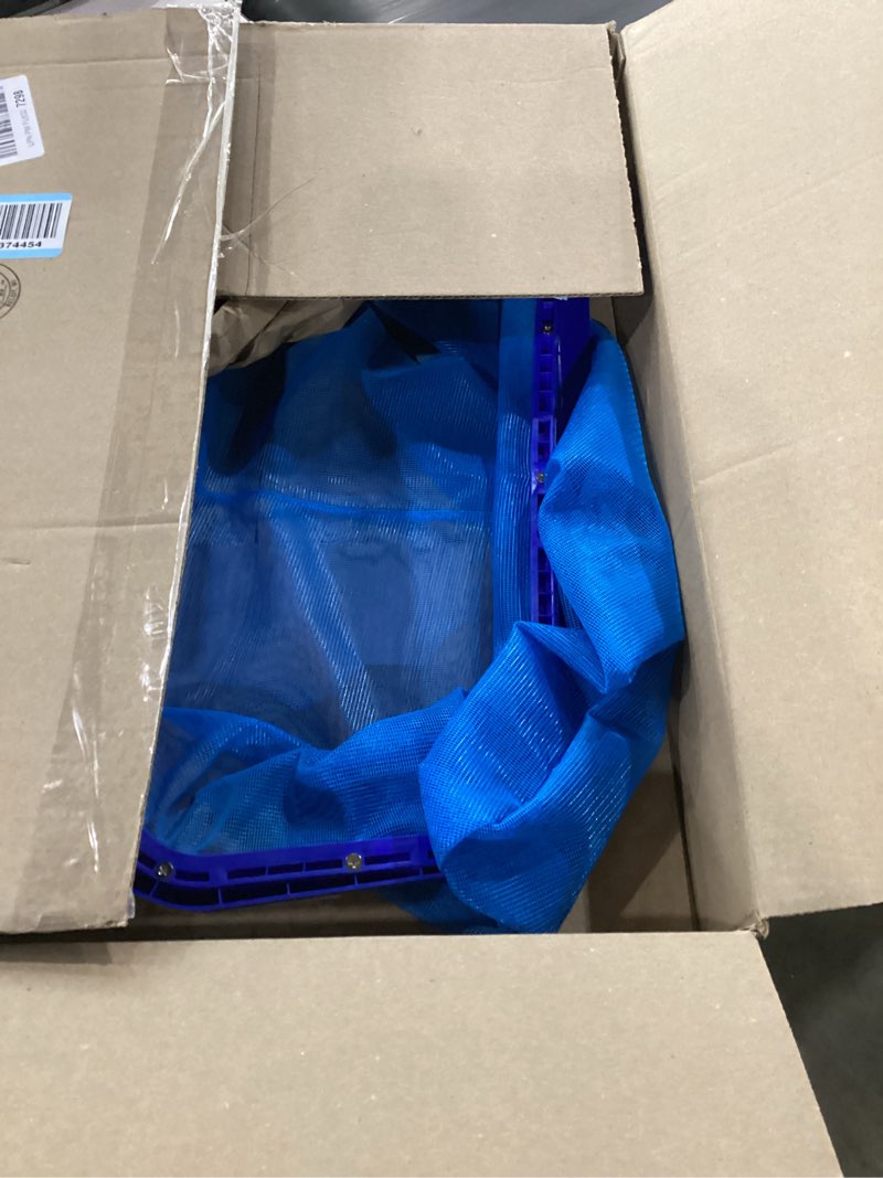 Condition photo showing Good Condition for pool skimmer net, heavy duty leaf rake cleaning tool, fine mesh net bag catcher blue