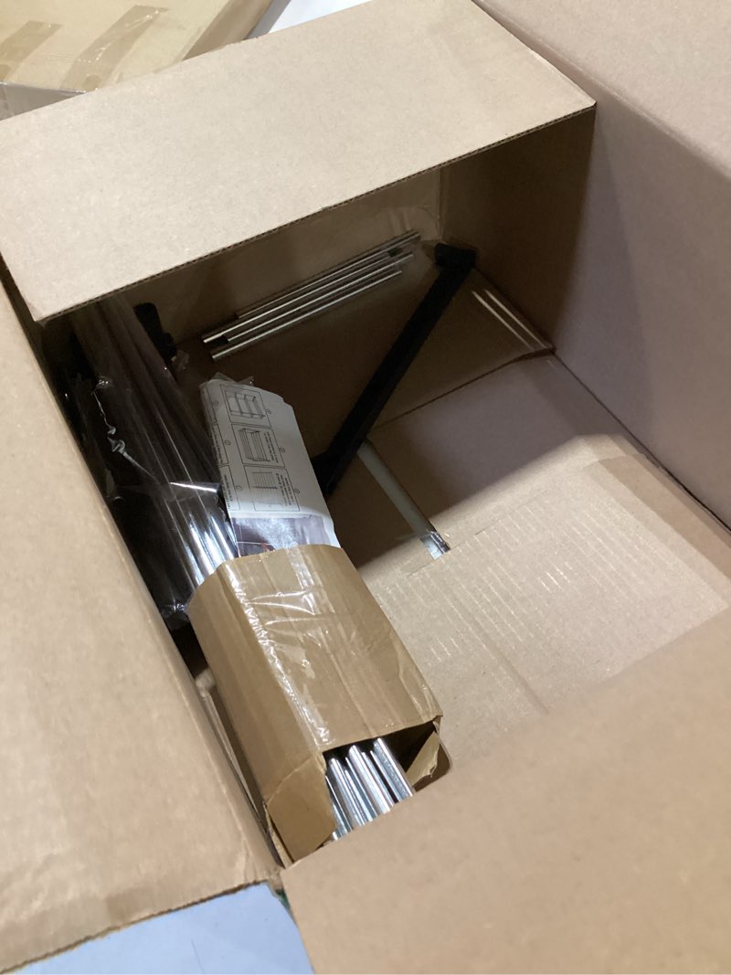 Condition photo showing As Is for Stackable Small Shoe Rack, Entryway, Hallway and Closet Space Saving Storage and Organization (3-Tier, Black) 3-Tier Black