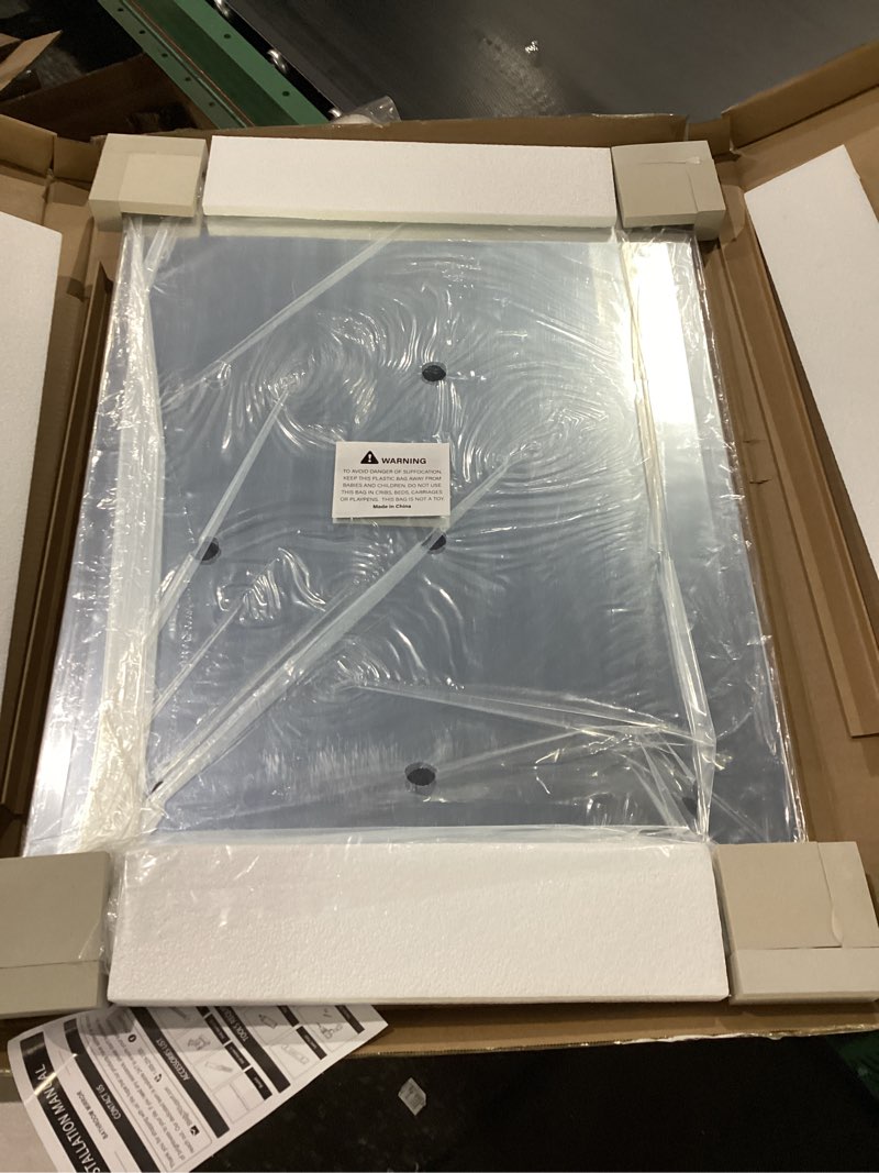 Condition photo showing New/Like New for TETOTE 22" x 30" Bathroom Mirror Frameless Tempered Wall Mounted Beveled Mirror for Bathroom