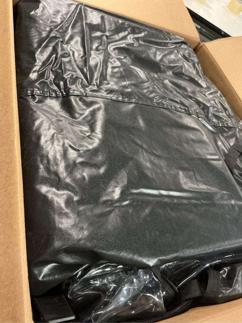 Condition photo showing Good Condition for 10L0L Universal Golf Cart Cover 4 Passenger Compatible with Yamaha, EZGO TXT/RXV, Club Car DS/Precedent Models- 94’’ Roof Fit, Golf Cart Cover Waterproof 600D Material Windproof Transparent on 4 Sides
