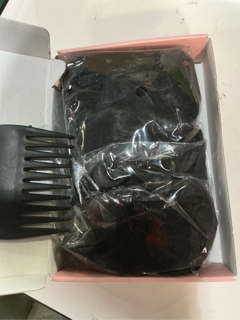 Condition photo showing Good Condition for hair extensions, reecho 9pcs clip in hair extensions 24" thick long mini mermaid wave luxurious lightweight japanese technology hyouitsu fiber invisible soft lace weft - he009 black brown 24 inch-240 gram(pack of 9) black brown