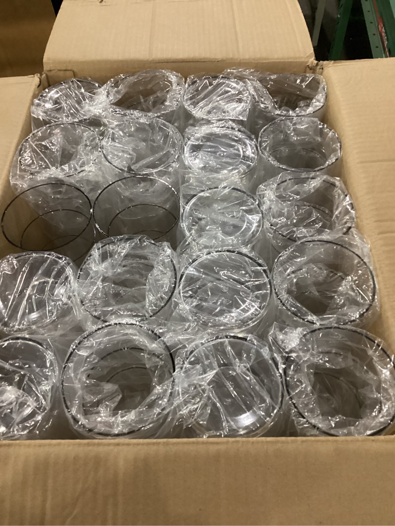 Condition photo showing New/Like New for Nuogo 60 Pcs Plastic Cylinder Vases Tall Clear Vases for Flower Centerpieces Hurricane Candle Holder for Home Wedding Office Party Formal Dinners Decorations (4''/6''/8'') 4''/6''/8'' 60