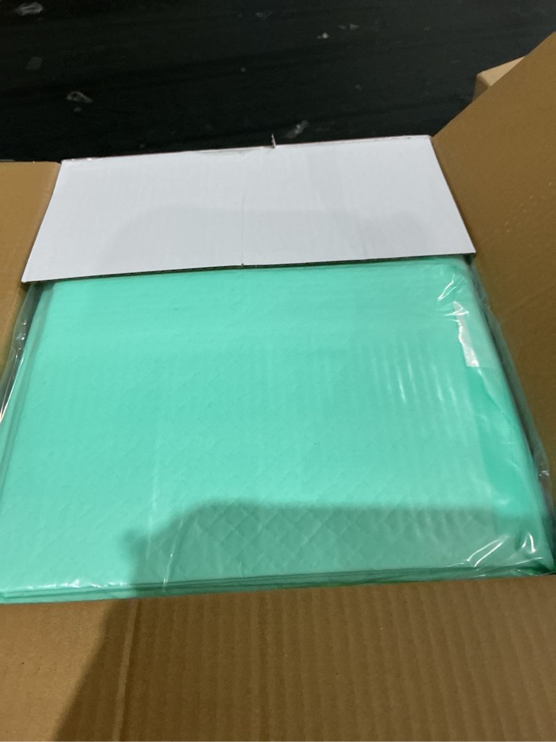 Condition photo showing Good Condition for extra large bed pads with adhesive strips 40'' x 36'' disposable underpads for incontinence (30 pads) ultra-absorbent & leak-proof chucks pads for adults, elderly and kids 40"x36"- 30 count (with adhesive stripes)