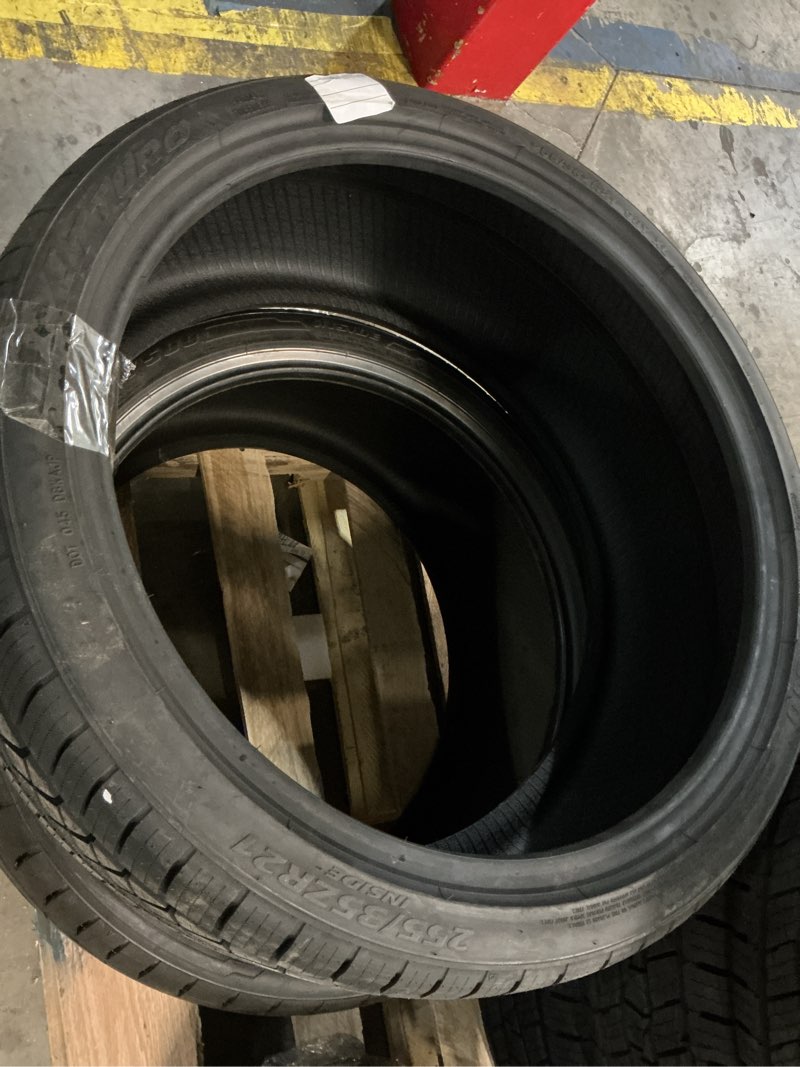 Condition photo showing As Is for atturo az810 passenger car all-weather high performance radial tire-255/35r21 255/35/21 255/35-21 98y load range xl 4-ply bsw black side wall utqg 420aa