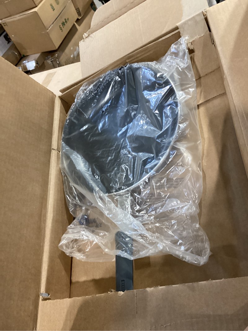Condition photo showing Good Condition for tramontina professional 12-inch non stick large frying pan, heavy-gauge aluminum skillet with reinforced nonstick coating, gray handle, dishwasher and oven safe nonstick (gray handle) 12 inch