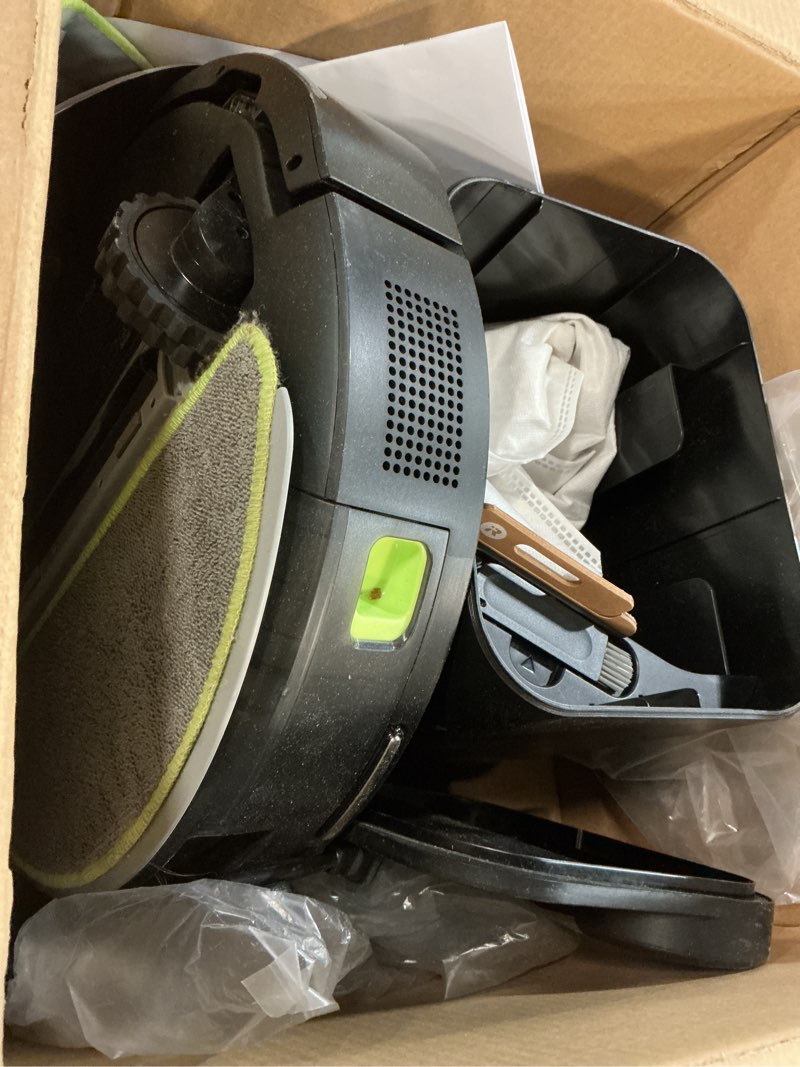 Condition photo showing As Is for iRobot Roomba 105 Combo Robot Vacuum & Mop with AutoEmpty Dock - Self-Empties for 75 Days, Intense Power-Lifting Suction, LiDAR Navigation, Multiple Cleaning Modes, Avoids Mopping Carpet