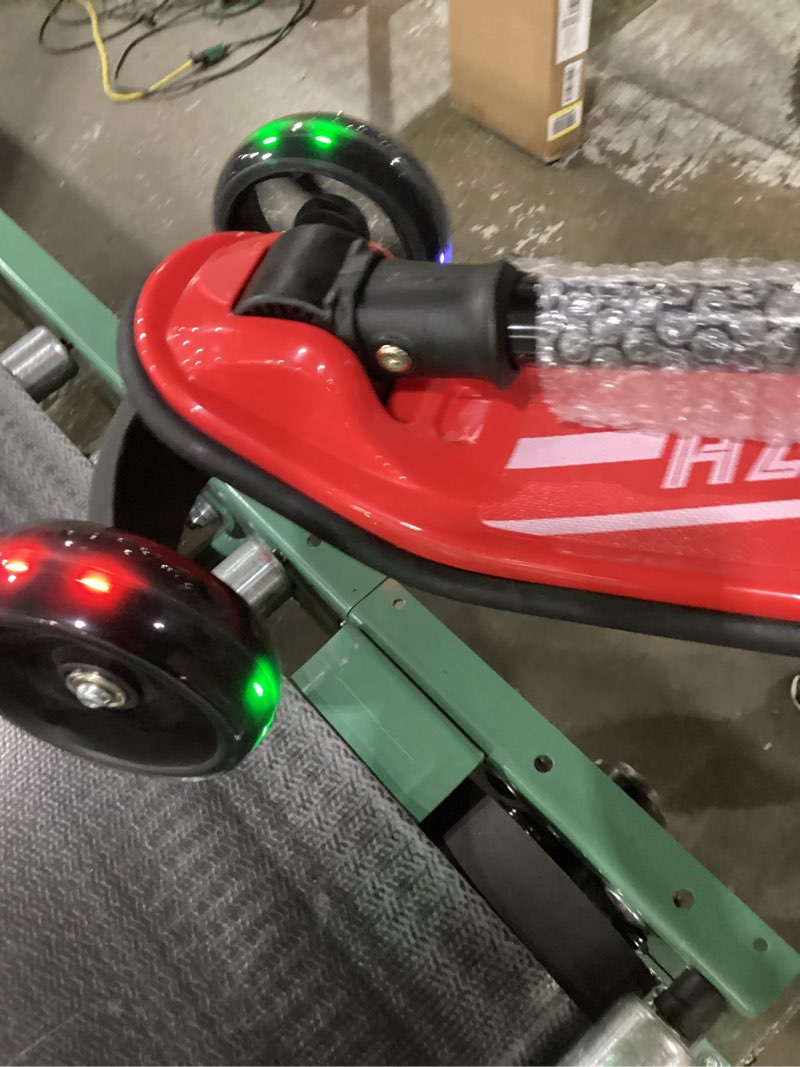 besrey Kick Scooter for Kids Ages 3-10, 3-Wheel Folding Scooter with Adjustable Height, LED Light Wh