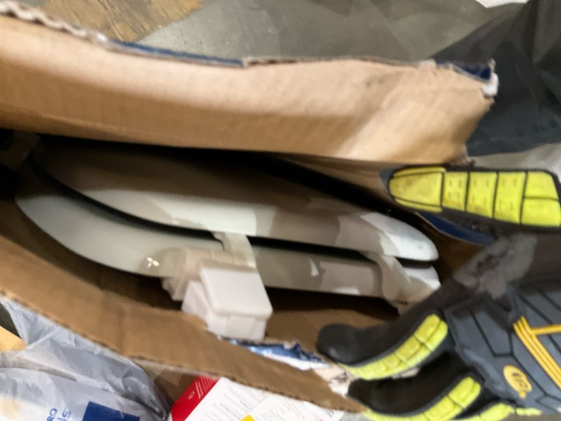 Condition photo showing As Is for toliet lid