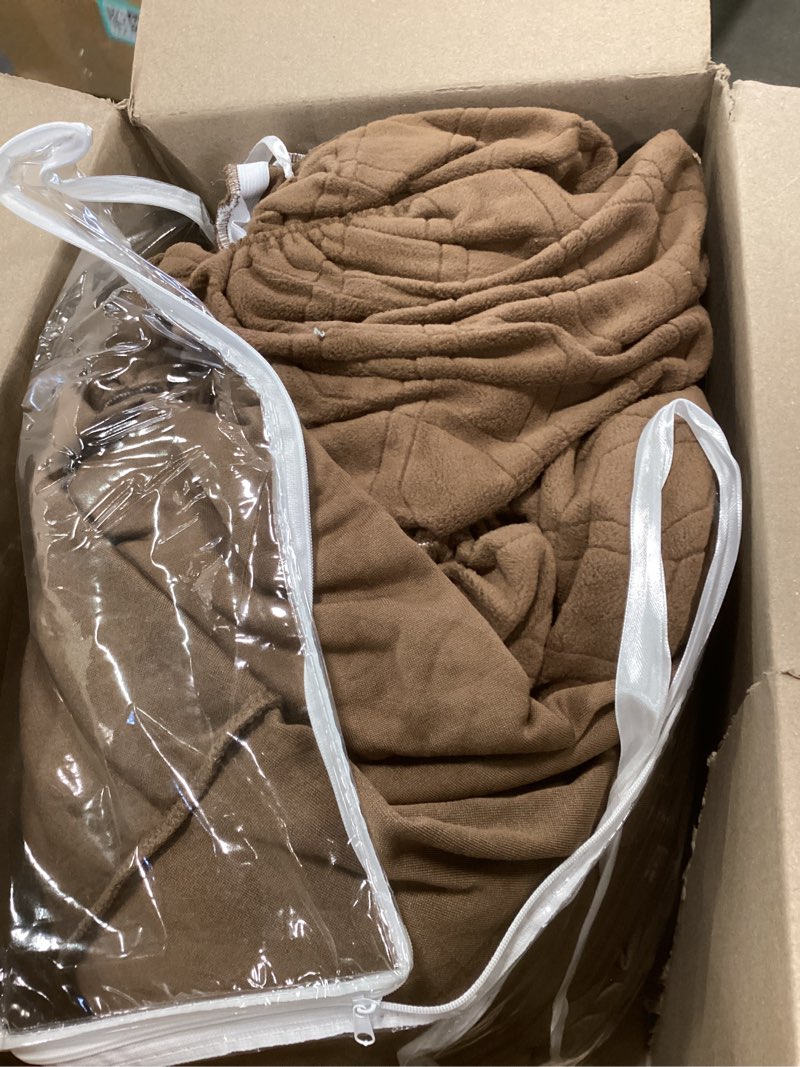 Condition photo showing As Is for VANSOFY Extra Large Reclining Sectional Couch Covers, Washable 5-Piece Sofa Covers for L Shape Secti