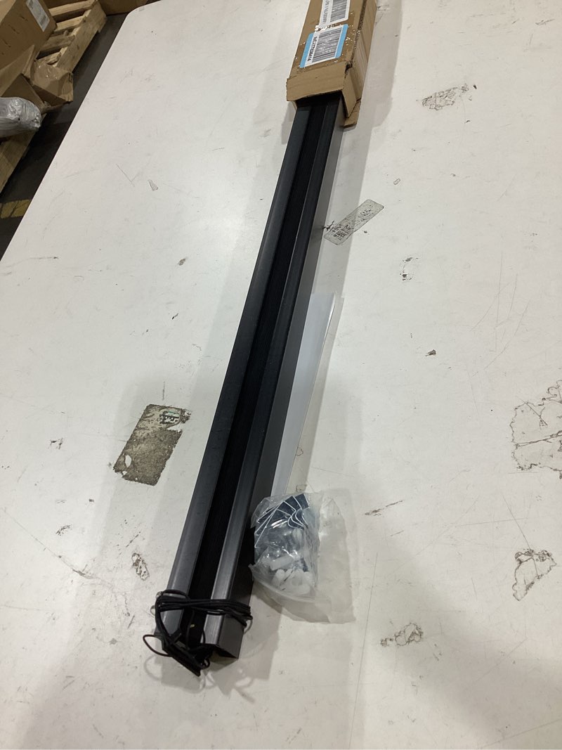 Condition photo showing As Is for rv blinds for camper windows, camper replacement blinds, privacy protection, rv window shades for rv, camper, travel trailer, black (50" w x 24" l) black 50"w x 24"h