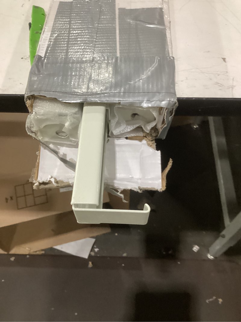 Condition photo showing Good Condition for mini split stand ground mounting bracket pad for 9,000-24,000btu ac/heating system/ductless air conditioner,anti-vibration heavy-duty vibration absorber condenser adjustable base 400lbs load capacity white 1