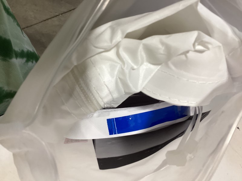 Condition photo showing As Is for portable ac window seal kit 400cm/157 for casement, crank-out & skylight windows, no-drill window vent kit with adjustable zipper, fits single & dual hose portable air conditioners 157 inch