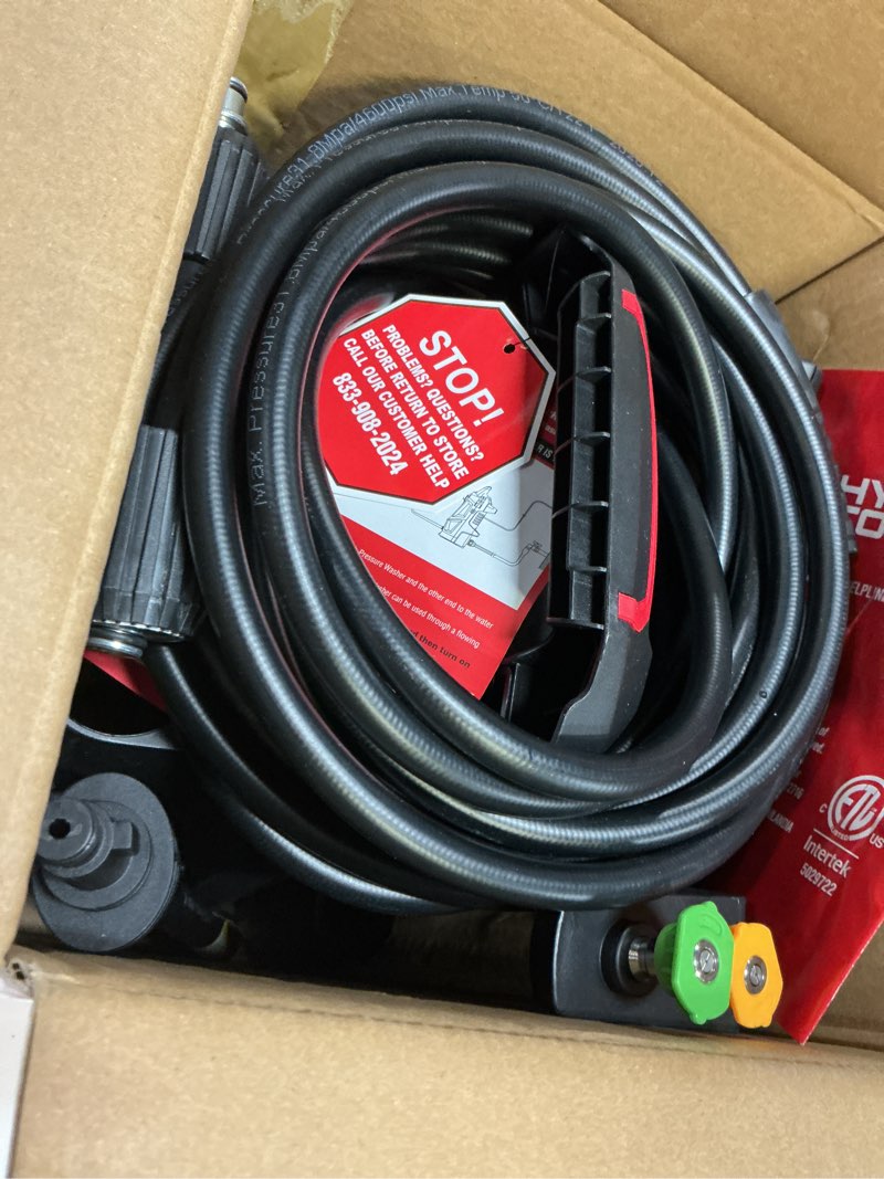 Condition photo showing Good Condition for hyper tough electric pressure washer 1800psi for outdoor use