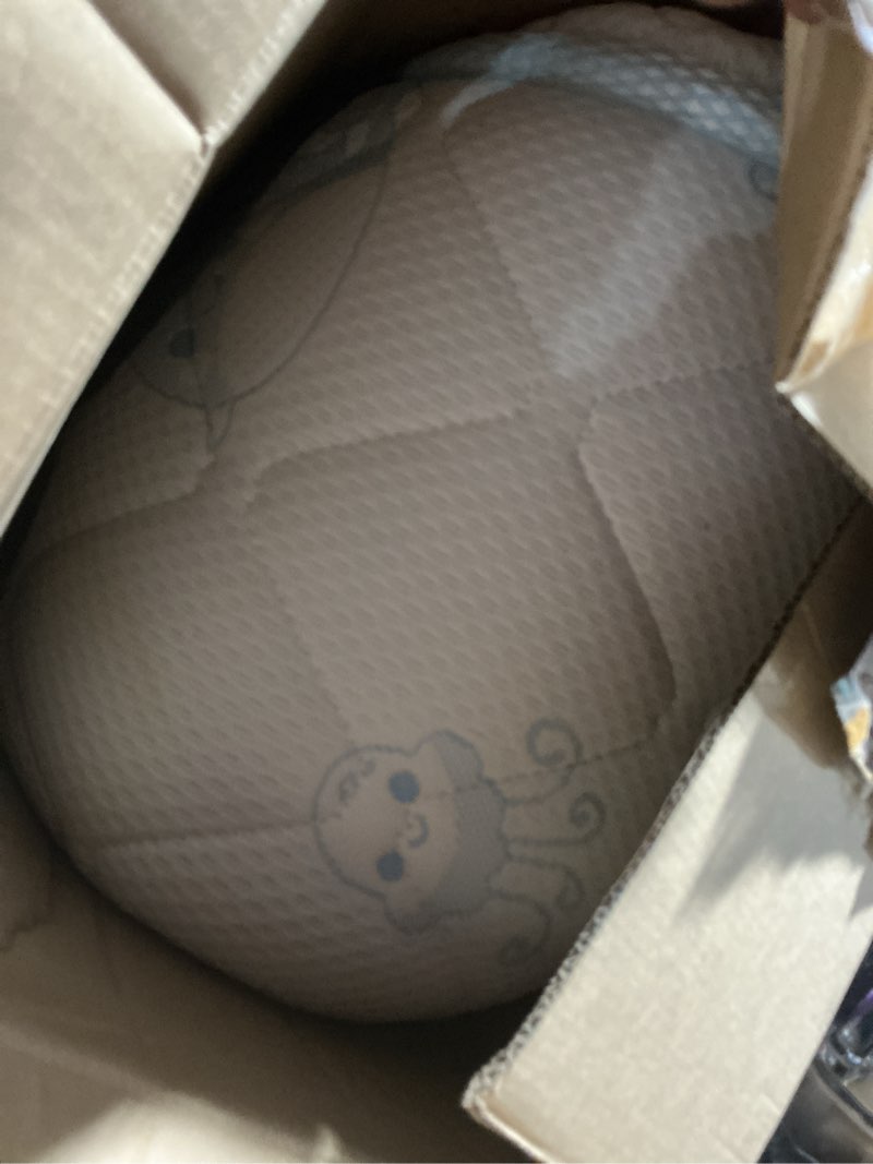 Condition photo showing As Is for fdw | 8 inch twin mattress | medium firm | gel memory foam mattress | white | bed in a box, certipur-us certified | pressure relief, cooling ventilated foam | washable removable cover white twin 8 in