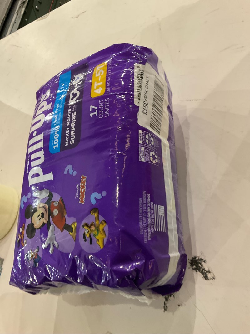 Condition photo showing Good Condition for Pull-Ups Boys' Potty Training Pants, Size 4T-5T Training Underwear (38-50 lbs), 17 Count 4T-5T 17