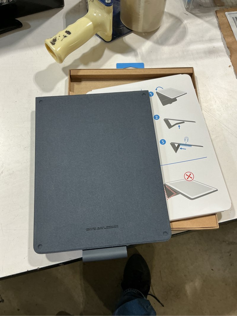 Condition photo showing Good Condition for amazon kindle scribe folio cover with magnetic attach, designed with sustainability in mind, functional & protective case - plant-based leather graphite