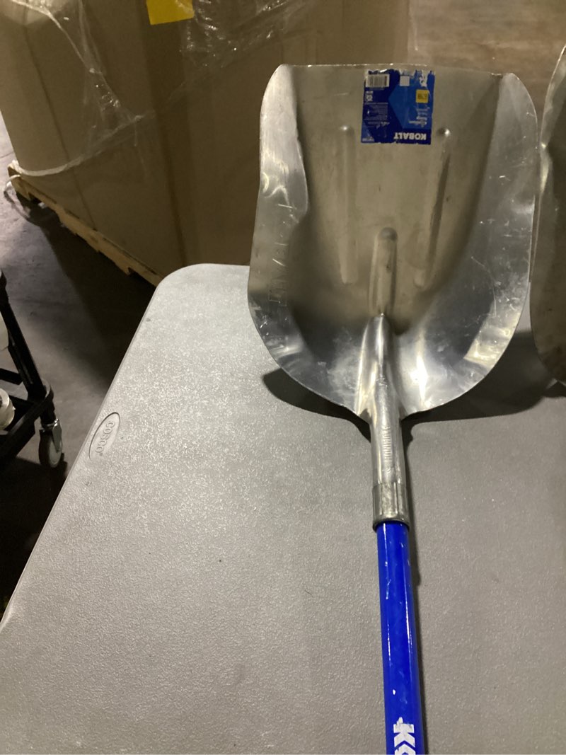 Condition photo showing Good Condition for kobalt unknown size. fiberglass d-handle scoop