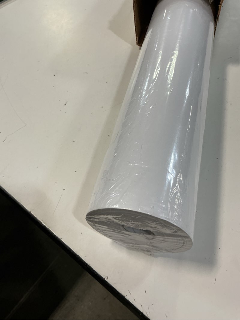 Condition photo showing New/Like New for vanhench 36" x 2520" (210') white wrapping paper jumbo rolls, white kraft paper roll, easel painting drawing paper roll art supplies, gift wrapping chart poster bulletin board paper roll 80gsm 55lb white 36" x 210'